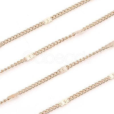 Soldered Brass Coated Iron Cable Chains CH-CJC0001-02B-KCG-1