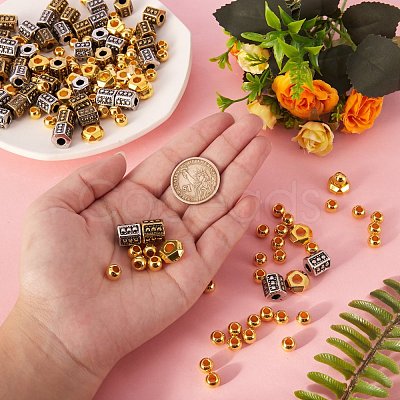 200g 4 Style CCB Plastic Beads CCB-SZ0001-06-1