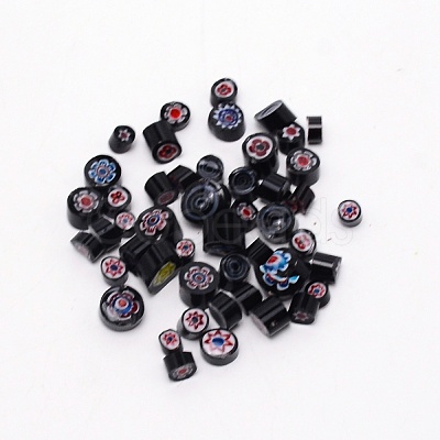 Millefoiri Glass Beads LK-WH0001-01B-1