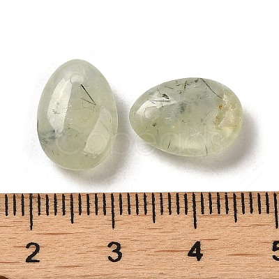 Natural Prehnite Teardrop Charms X-G-M410-01-11-1