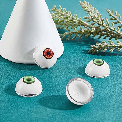 PandaHall Elite 2Pairs 2 Colors Plastic Craft Eyes DIY-PH0010-17B-1