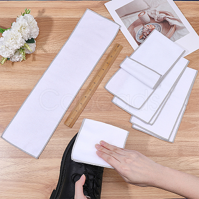 Cotton Leather Shoe Cleaning Cloth DIY-WH0596-340-1