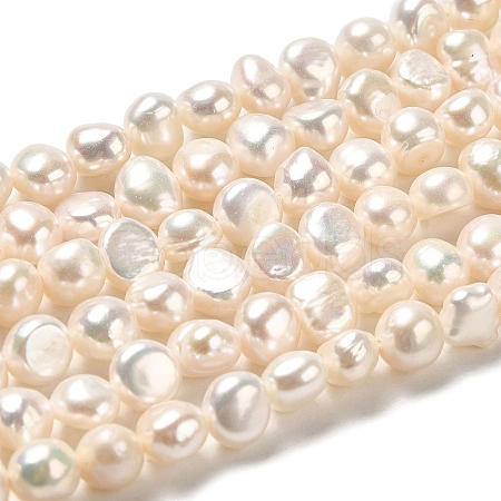 Natural Cultured Freshwater Pearl Beads Strands PEAR-E017-15-1