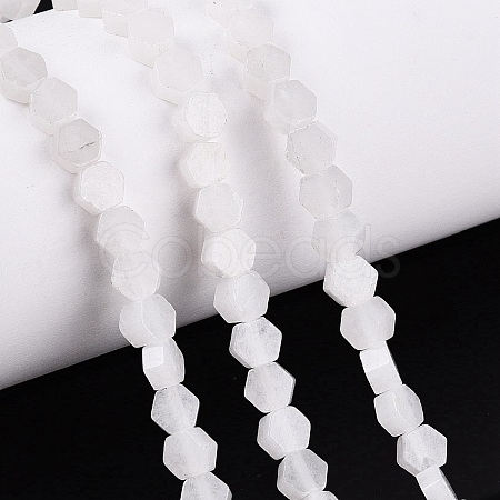 Natural White Jade Beads Strands GG-N002-02A-06-1