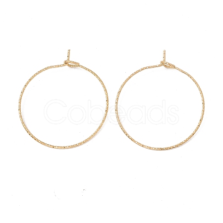 Ion Plating(IP) 316 Surgical Stainless Steel Hoop Earrings Findings X-STAS-D183-02G-02-1