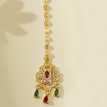 Brass Hair Bobby Pins Indian Forehead Chains DW5052-2-1