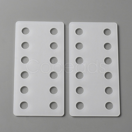 12-Position Acrylic Thread Winding Boards FIND-WH0110-345A-1