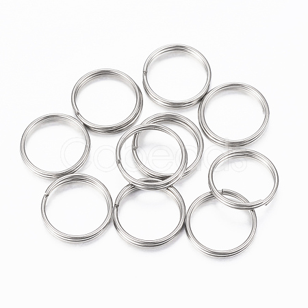 Tarnish Resistant 304 Stainless Steel Split Rings A-STAS-H413-05P-D-1