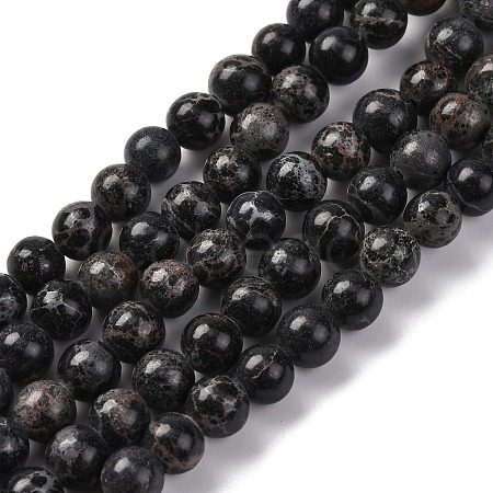 Dyed Natural Regalite/Imperial Jasper/Sea Sediment Jasper Beads Strands G-B124-C02-05-1