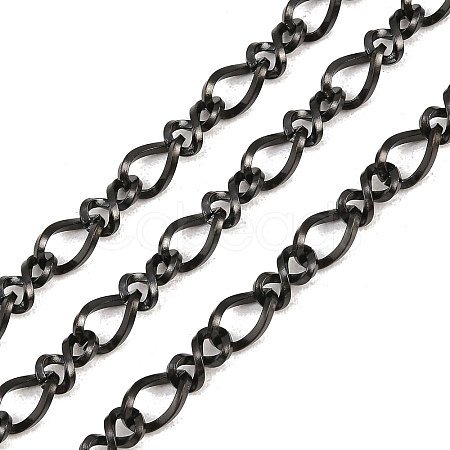 304 Stainless Steel Twisted Link Chains CHS-I001-09EB-02-1