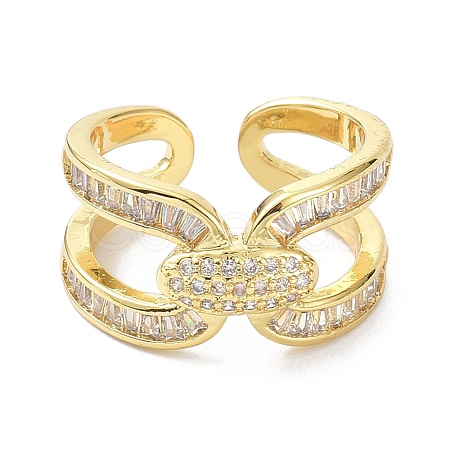 Real 18K Gold Plated Wide Band for Women ZIRC-C021-12G-1
