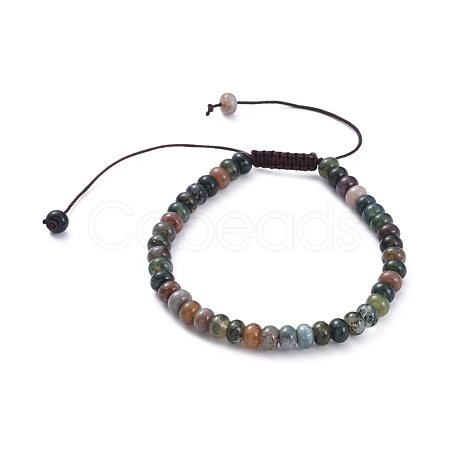 Braided Bead Bracelets BJEW-JB04913-03-1