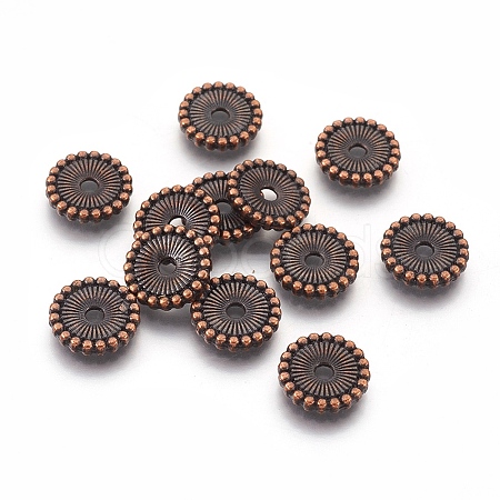 Tibetan Style Alloy Spacer Beads X-TIBE-47916-R-FF-1