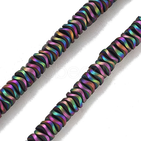 Electroplated Synthetic Non-magnetic Hematite Beads Strands G-H020-M01-19-1