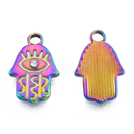 304 Stainless Steel Pendants STAS-N098-157M-1