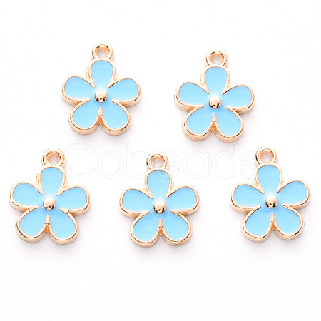 Alloy Enamel Charms X-ENAM-R059-02-RS-1