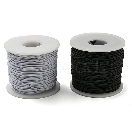 2Rolls 2 Colors Core Spun Elastic Cord EC-SZ0001-07-1