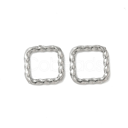 304 Stainless Steel Twisted Linking Rings STAS-L300-006D-P-1