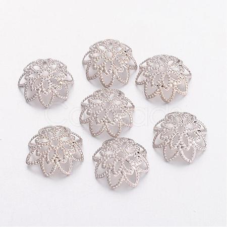 Brass Fancy Bead Caps EC1166-1
