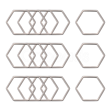 Tarnish Resistant 304 Stainless Steel Linking Ring X-STAS-S079-25A-1