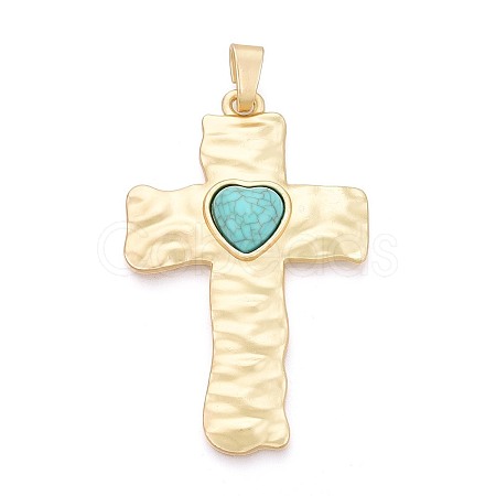 Alloy Pave Resin Big Pendants X-PALLOY-N179-72MG-1
