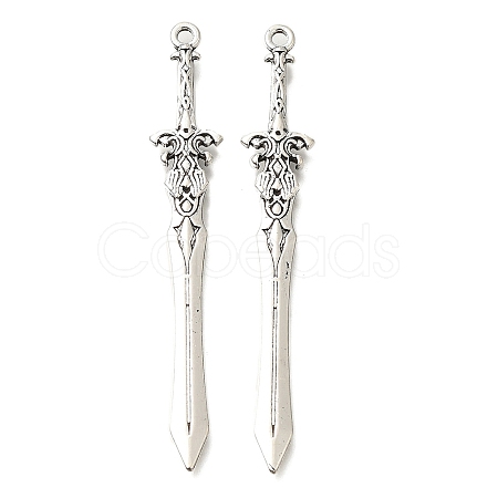 Tibetan Style Alloy Big Pendants FIND-G078-32D-AS-1