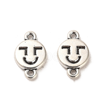 Tibetan Style Alloy Connector Charms FIND-C043-028AS-1