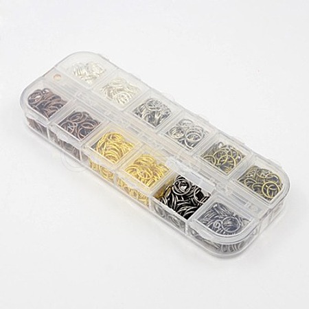 Iron Open Jump Rings JR4MM-M-1