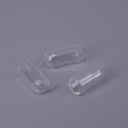 Handmade Blown Glass Bottles LS-GLAA-WH0018-69-1