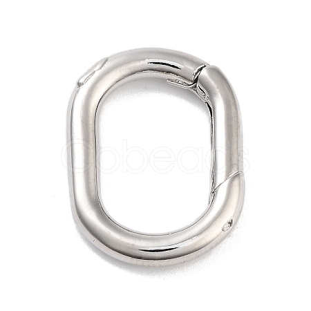 Brass Spring Gate Rings KK-M293-55P-1