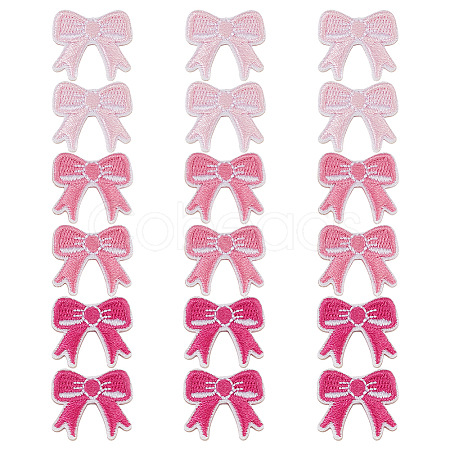 18Pcs 3 Colors Computerized Embroidery Cloth Iron on/Sew on Patches DIY-DR0001-96-1