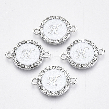 Alloy Enamel Links Connectors ENAM-TAC0003-01S-04H-1