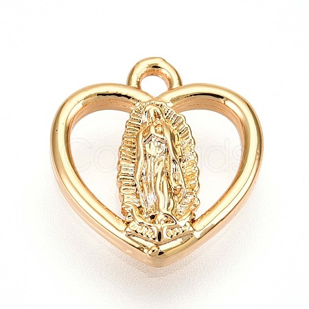 Brass Pendants KK-T075-16G-1