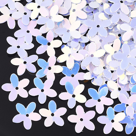 Plastic Paillette Beads PVC-R012-0510-1
