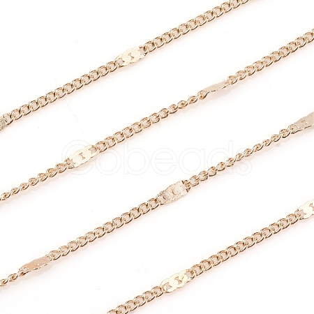Soldered Brass Coated Iron Cable Chains CH-CJC0001-02B-KCG-1