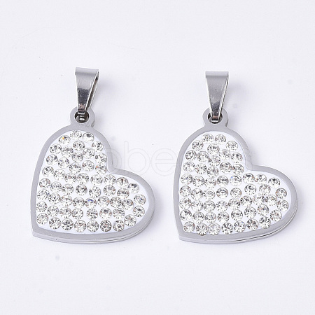 201 Stainless Steel Pendants STAS-N089-97P-1