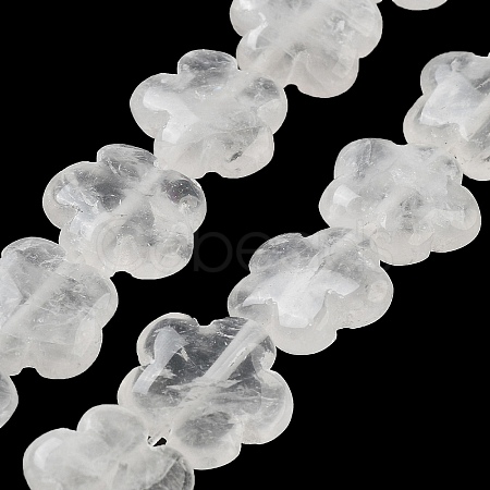 Natural Quartz Crystal Beads Strands G-F769-O01-01-1