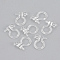 Plastic Clip-on Earring Findings, For Non-pierced Ears, Clear, 11x8.5x3mm, Pin: 1mm