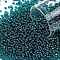 TOHO Round Seed Beads, Japanese Seed Beads, (108BD) Transparent Luster Teal, 11/0, 2.2mm, Hole: 0.8mm, about 1110pcs/10g