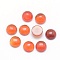 Natural Carnelian Cabochons, Dyed & Heated, Half Round, 6x3~3.5mm