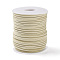 45M Faux Suede Cord, Faux Suede Lace, Cornsilk, 2~2.5x1.5~2mm, about 50 Yards(45m)/Roll