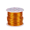 Round Aluminum Wire, Goldenrod, 12 Gauge, 2mm, about 98.42 Feet(30m)/roll