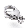 Tarnish Resistant 316 Surgical Stainless Steel Lobster Claw Clasps STAS-M281-01P-A-2