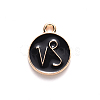 Alloy Enamel Pendants X-ENAM-S124-01B-08E-2