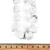 Natural Howlite Nuggets Beaded Necklaces for Women Men NJEW-K388-01N-5