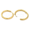 Ion Plating(IP) 304 Stainless Steel Textured Huggie Hoop Earrings EJEW-G374-02G-G-2