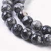 Natural Map Stone/Picasso Stone/Picasso Jasper Strands G-G099-8mm-27-4