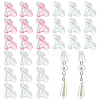 60Pcs 3 Colors Resin Clip-on Earring Findings FIND-PH0026-54-1