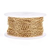 Ion Plating(IP) 304 Stainless Steel Paperclip Chains CHS-F010-01A-G-01-3