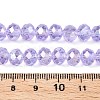 Electroplate Glass Beads Strands EGLA-A044-T8mm-B17-2
